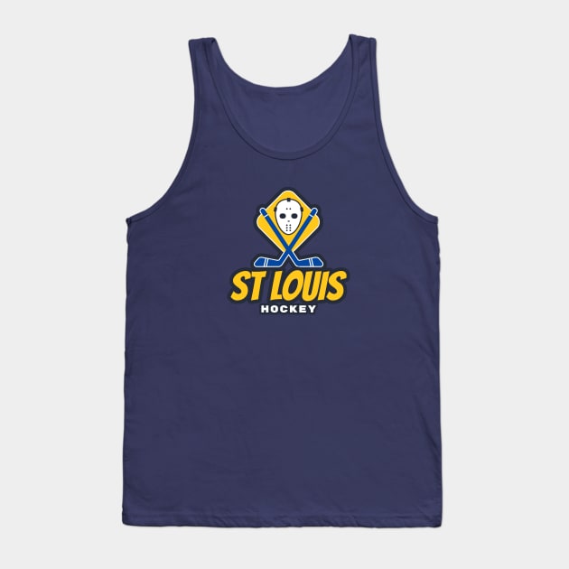 st louis hockey Tank Top by BVHstudio